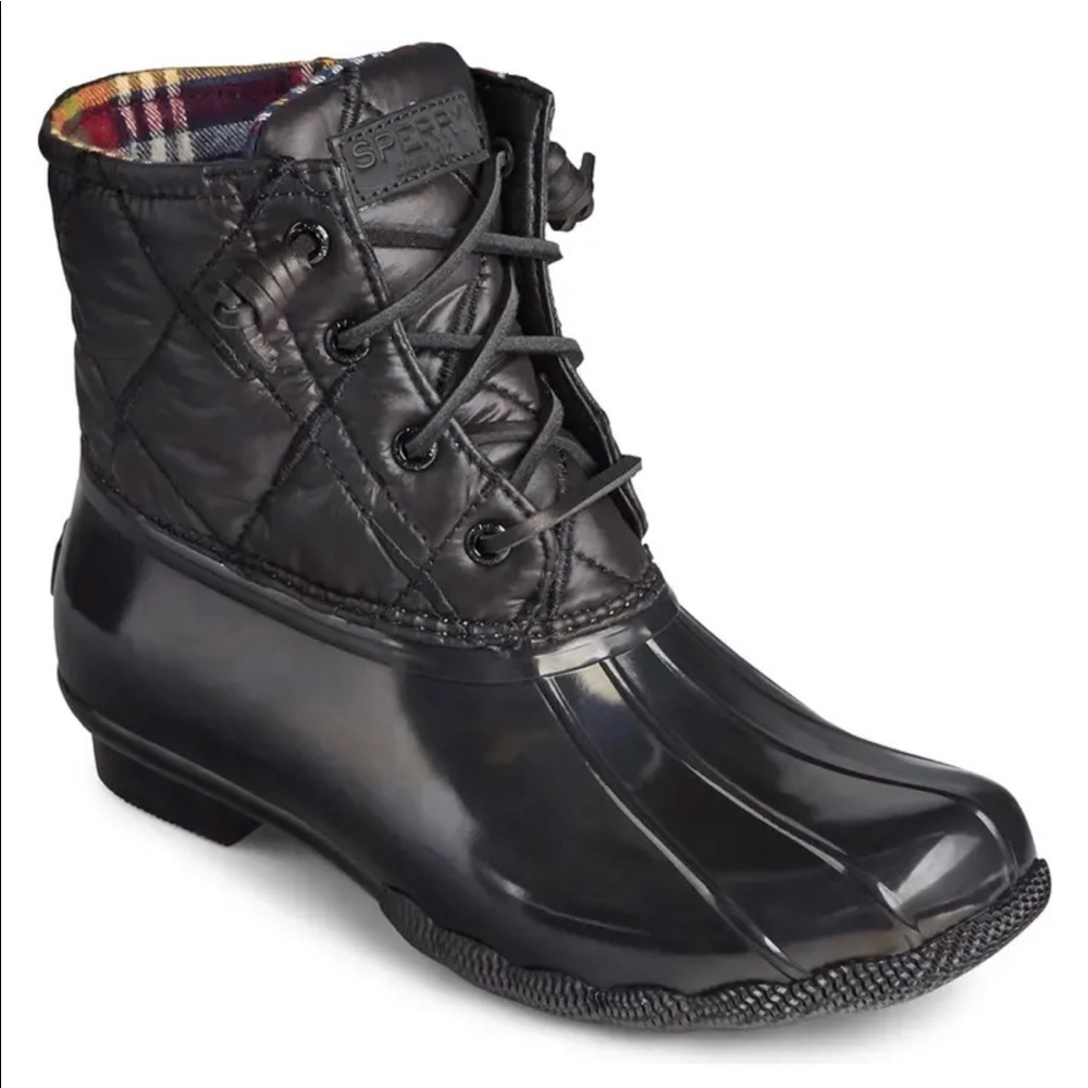 New with Box Sperry Top Sider Nylon Quilted Duck Boat